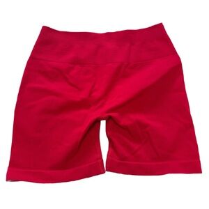 Aurola Red Cinch Bike Shorts Medium